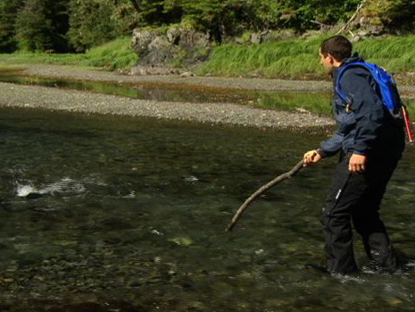 Man vs. Wild - Alaska Fishing Salmon