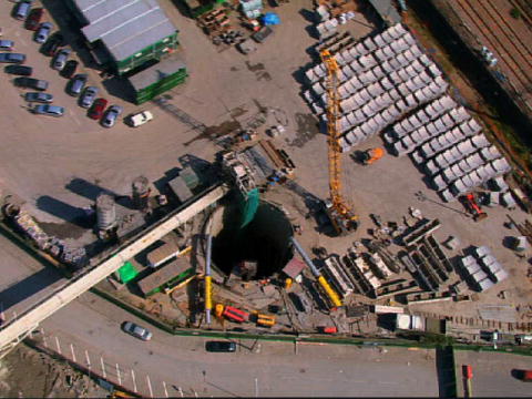 Opbygningen af OL i London: Tunnel