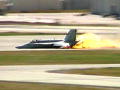 Destroyed in Seconds: Fiery F-18 Landing