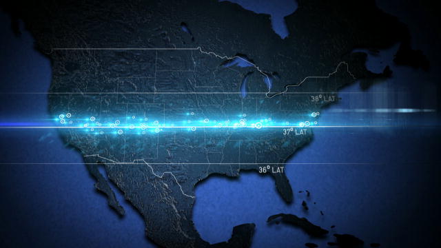 37th Parallel Map Of Usa - Map