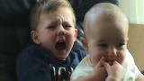 Puppies vs. Babies: Biting Baby Shows No Remorse