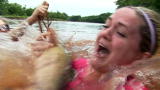 Hillbilly Handfishin': Woman Feels the Thrill of the Catch