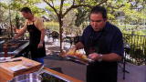 Emeril Green: Crescenza Cheese Swiss Chard Potato Gratin