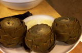 Emeril Green Recipes: Boiled Artichokes with Lemon Butter Sauce