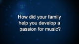 Curiosity: M. Thomas: How did your family help you develop a passion for music?