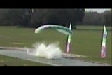 Moments of Impact: Swooping Skydiver Lands Hard