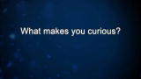 Curiosity: What makes you curious?