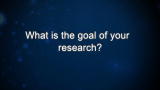 Curiosity: Jason Howard: What is the goal of your research?