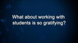 Curiosity: Shameema Sarker: What about working with students is so gratifying?