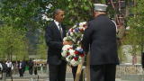Killing bin Laden: Tribute at Ground Zero