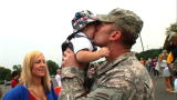 Return Salute: Meeting His Son For the First Time