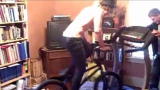 Outrageous Acts of Science: BMX Bike on a Treadmill