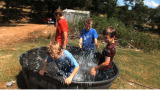 19 Kids and Counting: Horse Trough Pool