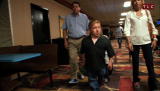 The LIttle Couple: Bill and Jen Go Bowling