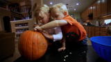 Quints By Surprise: Pumpkin Carving with the Quints