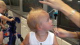 Quints by Surprise: First Haircuts