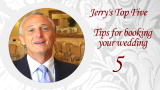 Masters of Reception: Jerry's Tips for Booking Your Wedding