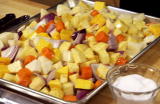 Emeril Green: Roasted Honey Glazed Root Vegetables